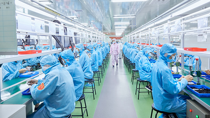 Shenzhen MIWU Industrial company with limited liability Herstellerfertigungsstraße